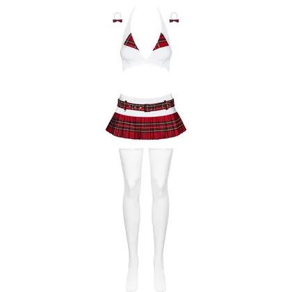 Costum Obsessive Schooly Alb S-M