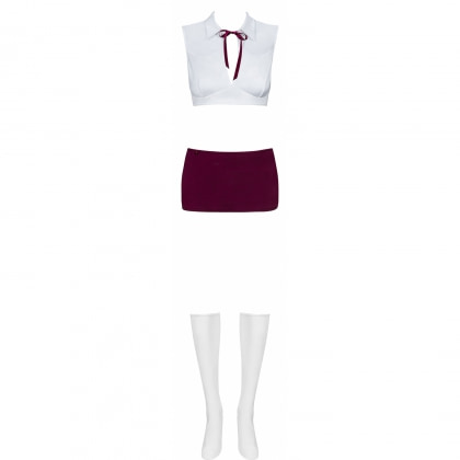 Costum Obsessive Studentă Mov S-M