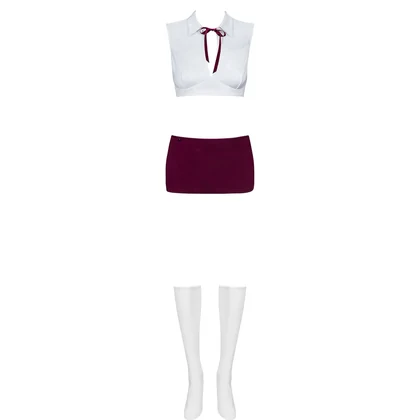 Costum Obsessive Studentă Mov S-M