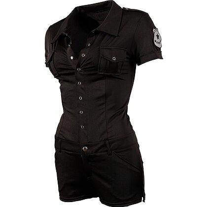 Costum Politista Cottelli Collection Jumpsuit Negru L