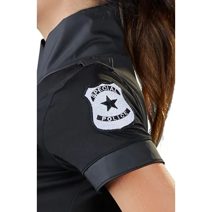 Costum Polițistă Exigentă Cottelli Collection Negru S