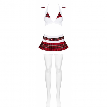 Costum Obsessive Schooly Alb S-M