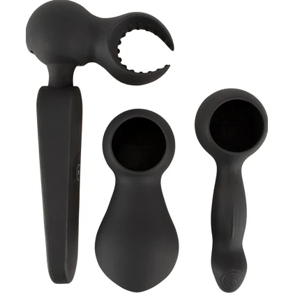 Couples Choice Wand – 12 Moduri, încălzire 41°C, Reîncărcabil Negru