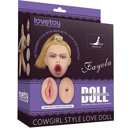 Cowgirl Lovetoy 93 cm – Păpușă Gonflabilă Compactă