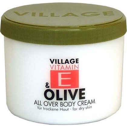 Cremă Corp Cu Vitamină E Și Măsline Village Cosmetics 500ml