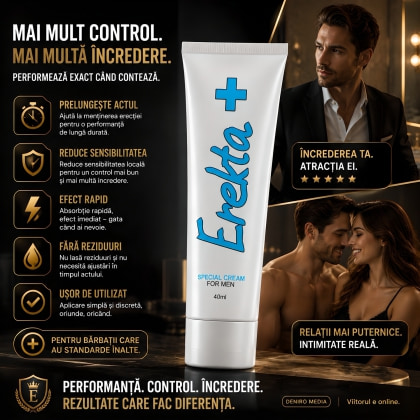 Cremă Ejaculare Precoce Erekta Plus 40ml