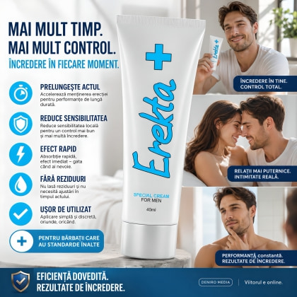 Cremă Ejaculare Precoce Erekta Plus 40ml