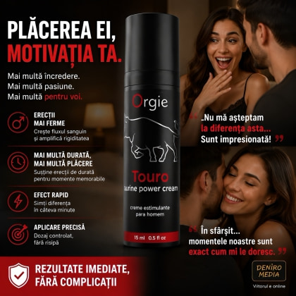 Cremă Erecție Puternică Touro 15ml