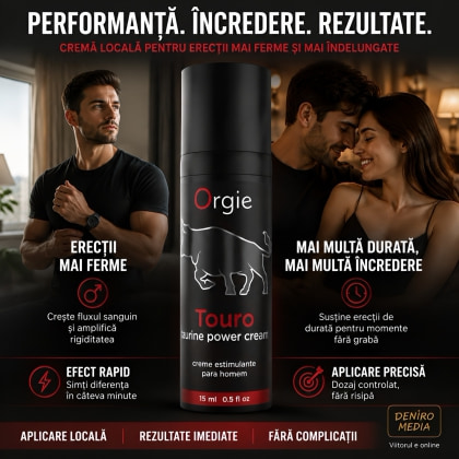 Cremă Erecție Puternică Touro 15ml