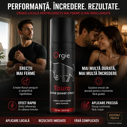 Cremă Erecție Puternică Touro 15ml
