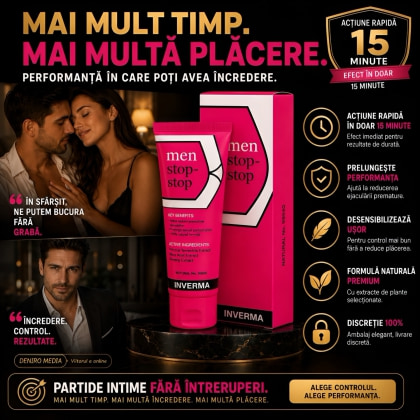 Cremă Întârziere Ejaculare Men Stop 18ml