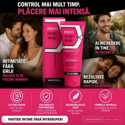 Cremă Întârziere Ejaculare Men Stop 18ml