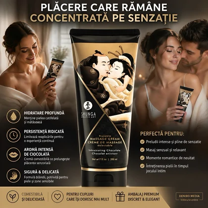 Cremă Masaj Shunga Chocolate 200ml
