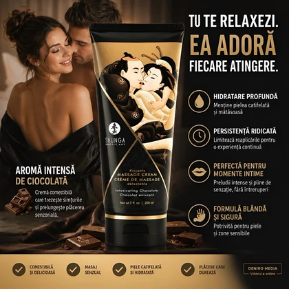Cremă Masaj Shunga Chocolate 200ml