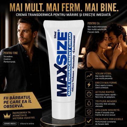 Cremă Pentru Mărirea Penisului MaxSize 10ml