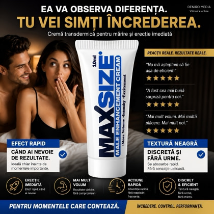 Cremă Pentru Mărirea Penisului MaxSize 10ml