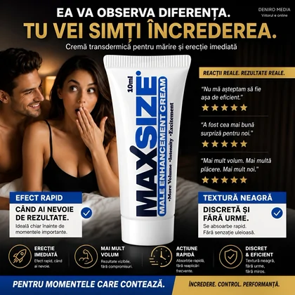 Cremă Pentru Mărirea Penisului MaxSize 10ml