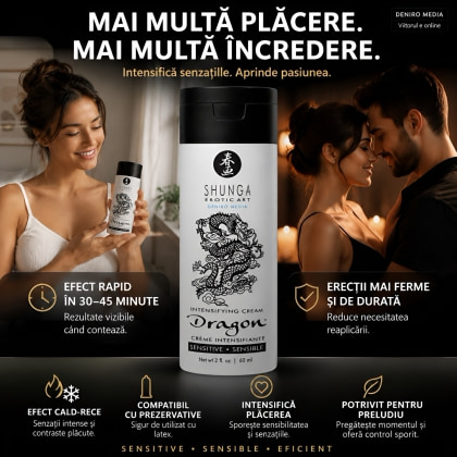 Cremă Shunga Dragon Sensitive 60ml