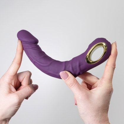 Crushious Magnus Viola Vibrator Realist Reîncărcabil Mov