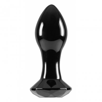 Anal Plug Crystal Gem Negru