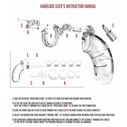Cusca Penis ManCage By Shots Transparent