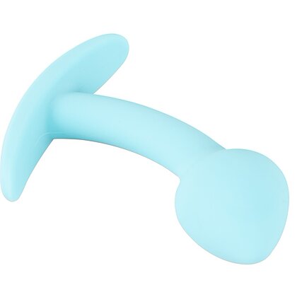 Cuties Plug Albastru — Mini Plug silicon 7.1 cm Discret