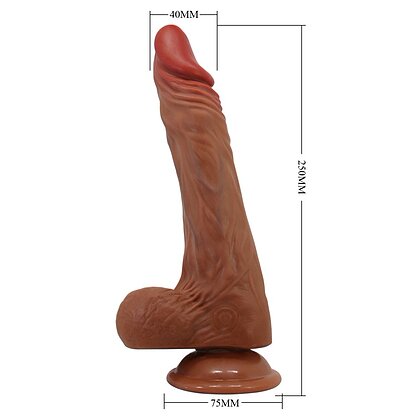 Debra Calisto 25cm – Vibrator Rotativ cu Ventuză Discret