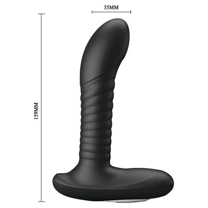 Debra Mr. Play Masator Prostată – 12 Vibrații, 3 Rotații Negru