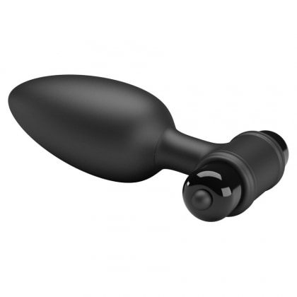 Debra Plug Anal Vibrant 10 Funcții, Flared — Negru