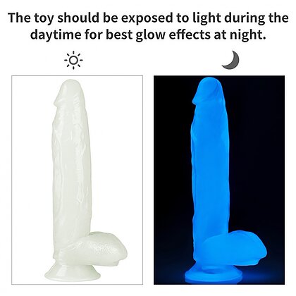 Dildo 26cm Lumino Play Alb