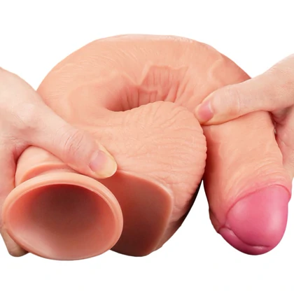 Dildo 28cm Dual Layer Platinum
