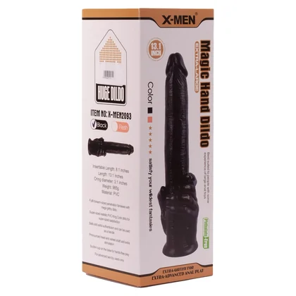 Dildo 33cm Magic Hand Negru