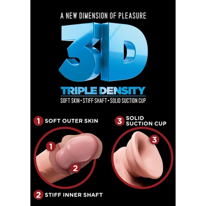 Dildo 3D Cu Testicule 20cm