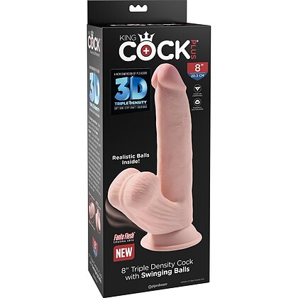 Dildo 3D Cu Testicule 24cm