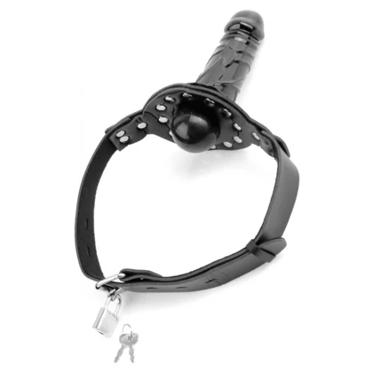 Dildo Căluș Deluxe Ball Negru