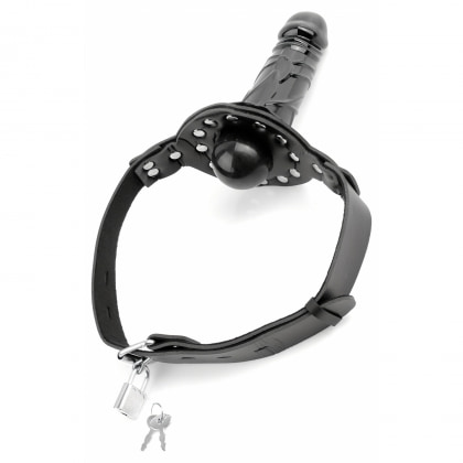 Dildo Căluș Deluxe Ball Negru