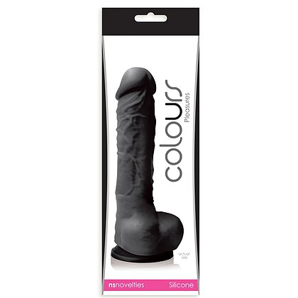 Dildo Cu Ventuză Negru 16cm