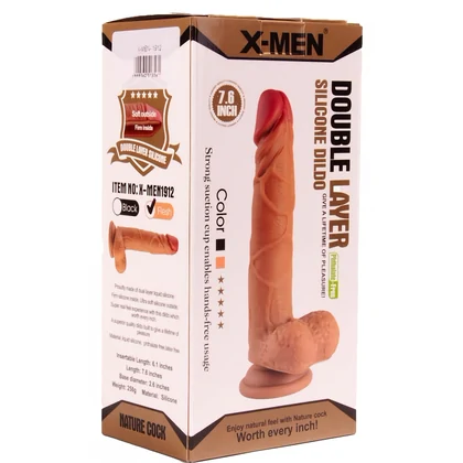 Dildo din Silicon Nature Penis 7.6 Inch