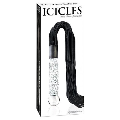 Dildo Din Sticlă Icicles Nr. 38 Transparent