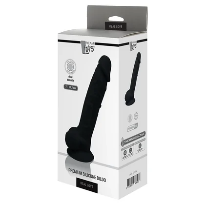 Dildo Dream Toys Real Love Negru 17.7cm