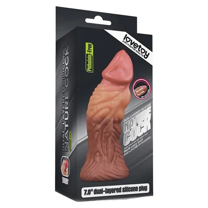 Dildo Dual Layered Platinum 18cm