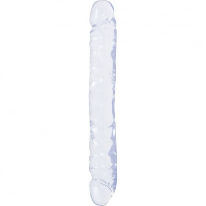 Dildo Dublu Crystal Jellies Jr. 30.5cm Transparent