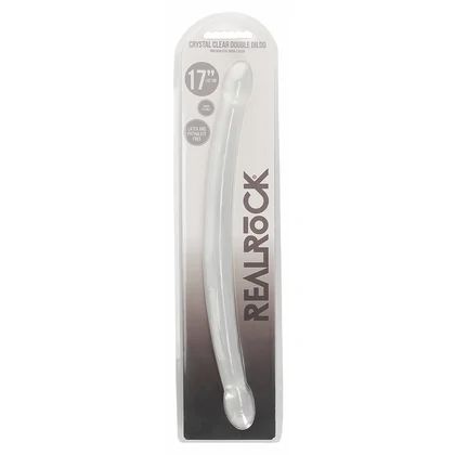 Dildo Dublu Non Realistic C Transparent