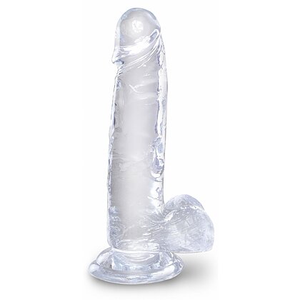 Dildo King 7 Inch Penis Transparent