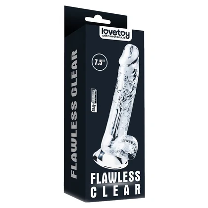 Dildo Lovetoy 19cm Flawless Transparent