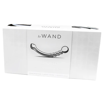 Dildo Metal Le Wand Stainless Steel Bow Argintiu