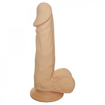 Dildo Real Feel 8 Inch Wonder Suction Natural