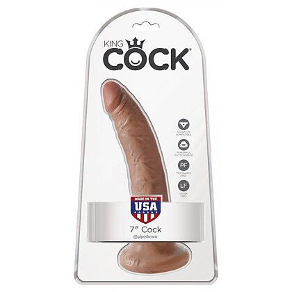 Dildo Realistic 20.5cm Caramel Skin Tone