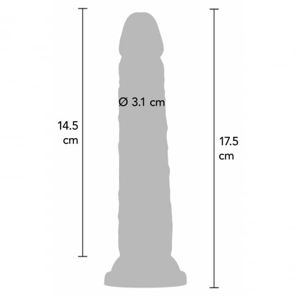 Dildo Realistic Deluxe Dual Density 7