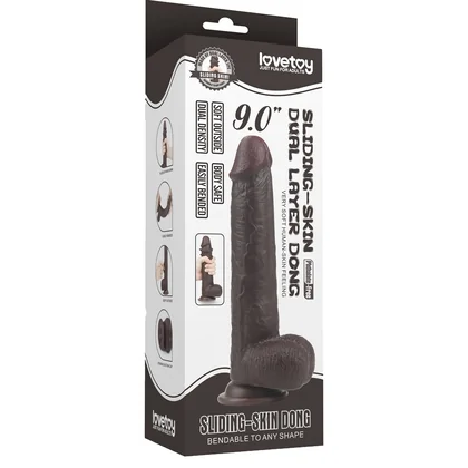 Dildo Sliding Skin Dual Layer Maro